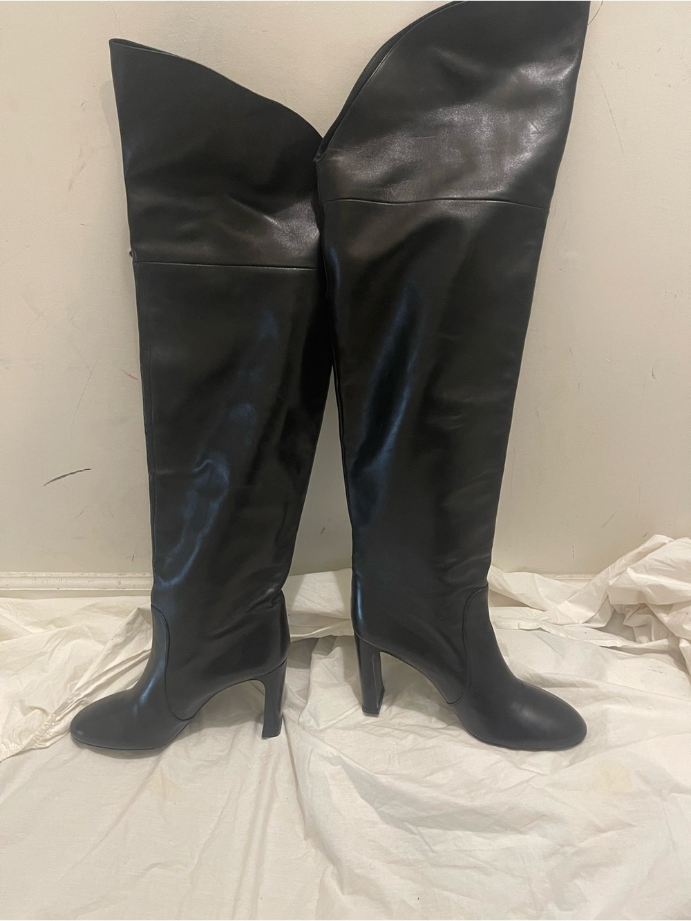 Stuart Weitzman OTK Leather Boots NWOB